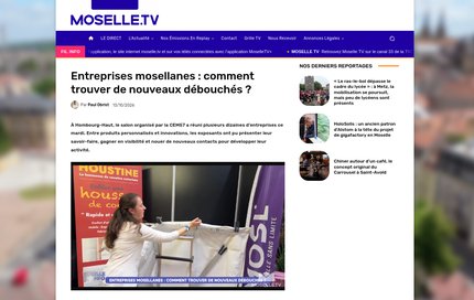 Houstine au salon CEM57 2026 à Hombourg-Haut - Moselle TV