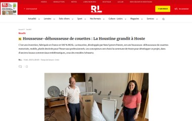 Housseuse-déhousseuse de couettes : la Houstine grandit à Hoste